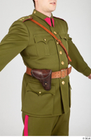  Photos Historical Czechoslovakia Soldier man in uniform 1 Czechoslovakia Soldier WWII jacket scabbard upper body 0004.jpg